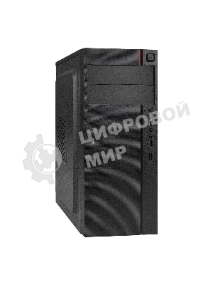 Компьютерный корпус Miditower ExeGate AA-440-AA400 (ATX, AA400 8 см, 2*USB, аудио)