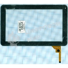 Сенсорное стекло (тачскрин) 198-3FPC(CS-3860), черное