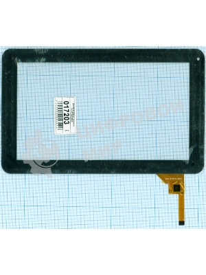 Сенсорное стекло (тачскрин) 198-3FPC(CS-3860), черное