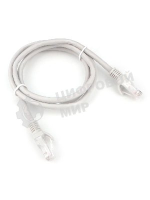 Патч-корд LSZH UTP Cablexpert PP31-1.5M cat.5e, 1.5м, литой, многожильный, серый