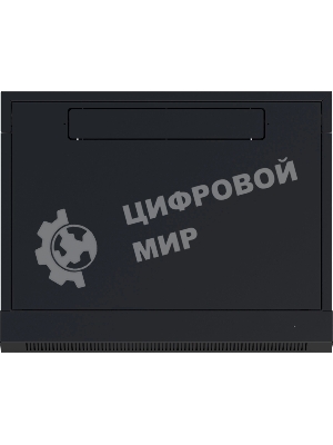 Шкаф коммутационный NTSS NTSS-W6U6045GS-BL настенный 6U 570x450 мм пер. дв. стекл 60 кг черный 350 мм 18 кг 220 град. 370 мм IP20 сталь