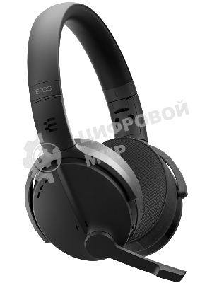 Беспроводные/проводные наушники EPOS Adapt 560 черный, накладные, Bluetooth + USB, активное шумоподавление
