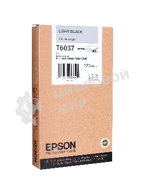Картридж струйный Epson C13T603700 серый (220 мл) для Epson St Pro 7800/9800/7880/9880