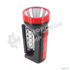 Аккумуляторный светодиодный фонарь-прожектор Smartbuy SBF-303-K 2 в 1 1W+12 SMD, черный