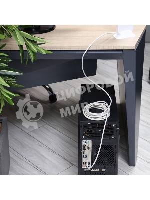 Пaтч-корд U/UTP Rexant, cat.5e, RJ45-RJ45, неэкранированный, LSZH серый, 5м