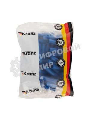 Дюбель распорный Kranz 10х60, синий, пакет (50 шт./уп.)