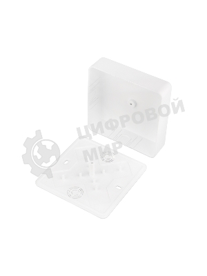 Коробка распаячная Rexant ОУ для кабель-канала 100х100х29 мм, белая, IP40