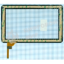 Сенсорное стекло (тачскрин) 198-3FPC(CS-3860), черное