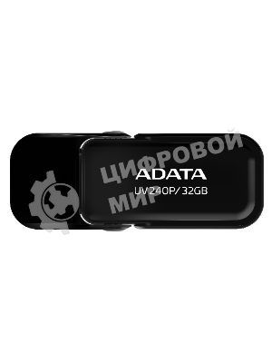 Флешка USB ADATA UV240 (AUV240-32G-RBK), 32Gb, USB 2.0, R/W 15/5, черный