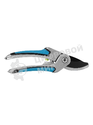 Секатор прямого реза Palisad LUXE 215 мм, регулировка захвата, трехкомпонентные рукоятки