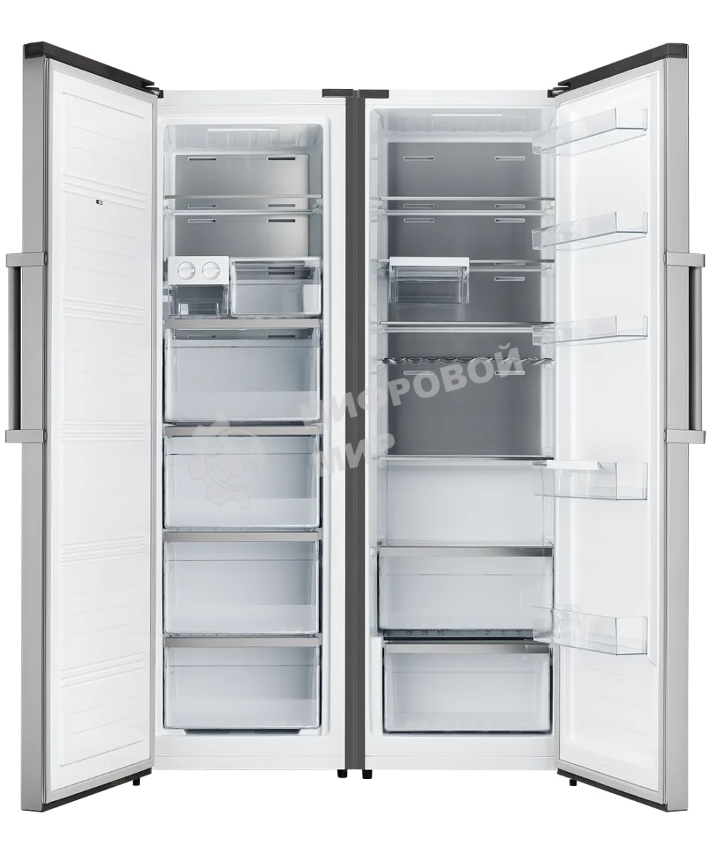 Морозильная камера Kuppersberg NFS 188 X нержавеющая сталь, 388л, 2 ящика