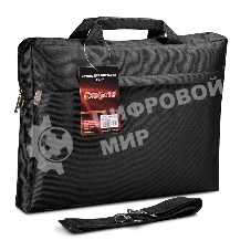 Сумка для ноутбука ExeGate EX205135RUS Start S15 Black, черная, полиэстер, для ноутбуков до 15.6