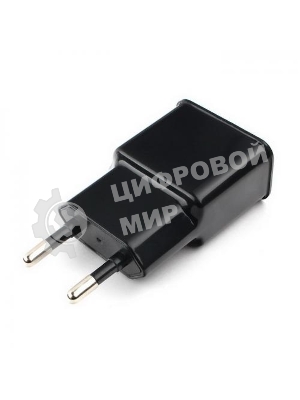 Сетевое зарядное устройство Cablexpert MP3A-PC-12 100/220V - 5V USB 2 порта, 2.1A, черный