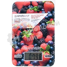 Весы кухонные Endever Skyline KS-528 (5кг, стекло, ягоды)