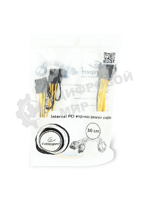 Кабель питания для видеокарт Cablexpert 8-pin PCI-E, 30 см (CC-PSU-85)