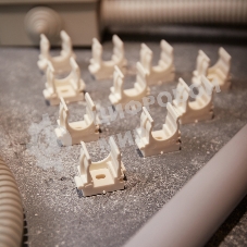 Крепеж-клипса для монтажного пистолета Rexant Ø 16 мм, белая (100 шт/уп)