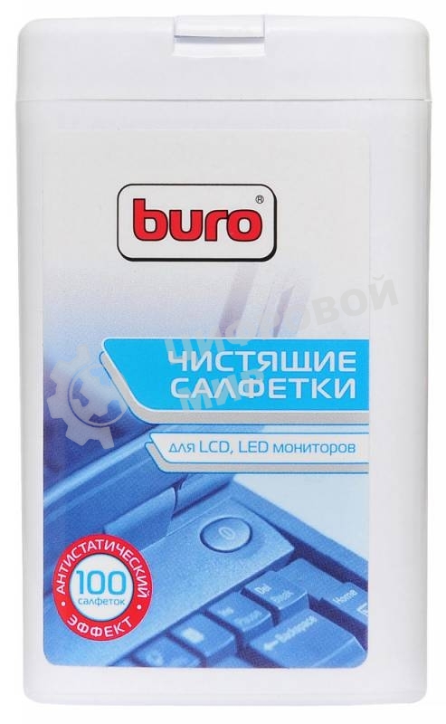 Салфетки Buro BU-tft для экранов ЖК мониторов туба 100шт влажных