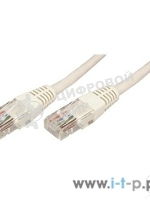 Коммутационный шнур Rexant Патч-корд UTP 5e кат. литой 5М серый