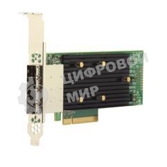 Адаптер HBA SAS 9400-16e SGL (05-50013-00), PCIe 3.1 x8 LP, Tri-Mode SAS/SATA/NVMe 12G HBA, 16port(2*ext SFF8644), 3416 IOC