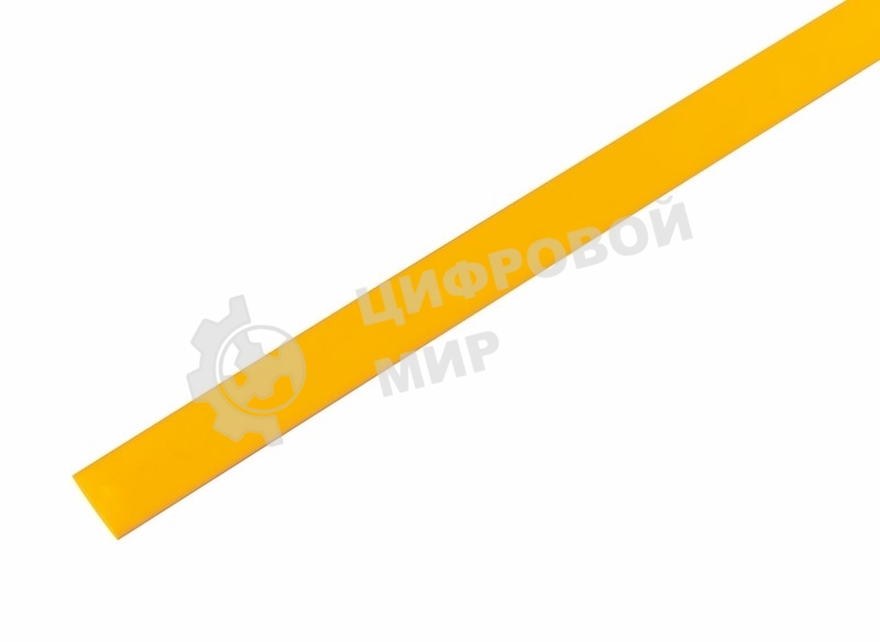 Термоусаживаемая трубка Rexant 9,0/4,5 мм, желтая, упаковка 50 шт. по 1 м