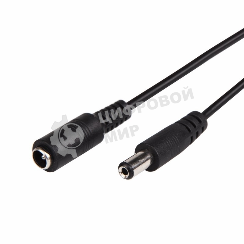 Удлинитель кабеля питания гнездо-штекер Rexant (2,1х5,5 мм) 1,5 м