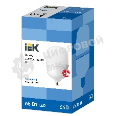 Лампа светодиодная IEK LLE-HP-65-230-65-E40 HP 65Вт 230В 6500К E40