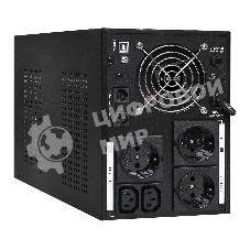 Источник бесперебойного питания ExeGate EX292614RUS SpecialPro UNB-3000.LED.AVR.3SH.2C13.RJ.USB 3000VA/1800W,LED, AVR,3*Schuko+2*C13,RJ45/11,USB, металлический корпус, черный