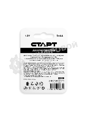 Аккумуляторы СТАРТ HR6 AA 2300mAh Ni-MH BL2 24/384, AA, 2300 мАч, 2 шт. в блистере