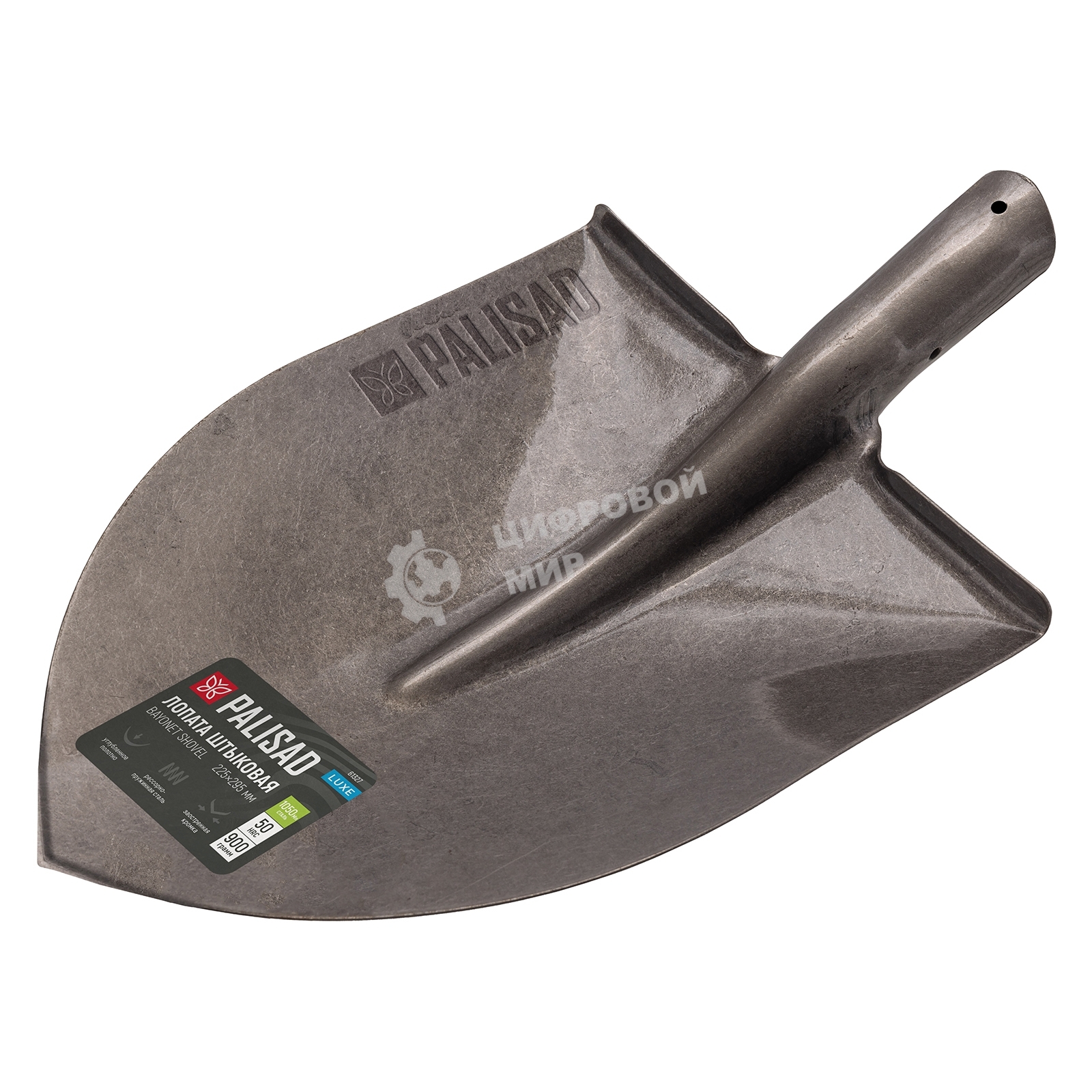 Лопата штыковая Palisad LUXE 225х295, углубленная, рессорная сталь, 0,9 кг, без черенка