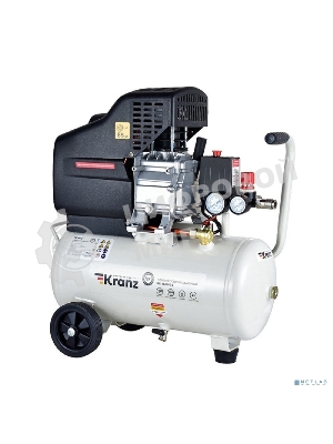 Компрессор воздушный Kranz KR-1500/24, 1500Вт, 230 л/мин, 24л