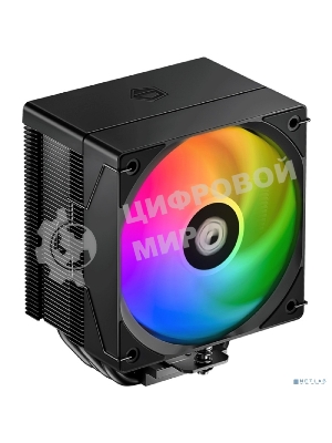 Кулер Cooler ID-Cooling SE-904-XT ARGb BLACK LGA1851/1700/1200/115X/AM5/AM4 (TDP 180W, PWM, 4 тепл.трубки прямого контакта, FAN 100мм, Addressable RGb LED) RET