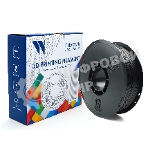 Филамент NVPrint ABS Carbon Fiber Black с карбоновыми волокнами, черный, для 3D печати диаметр 1.75мм масса 1 кг