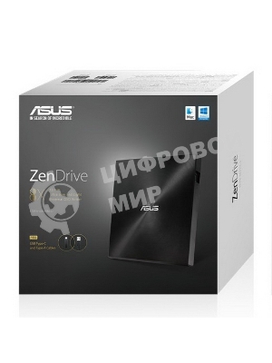 Оптический привод DVD-RW Asus SDRW-08U9M-U черный USB slim ultra slim M-Disk Mac внешний RTL