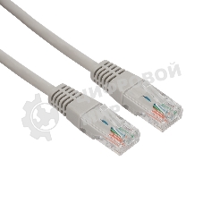 Пaтч-корд U/UTP Rexant, cat.5e, RJ45-RJ45, неэкранированный, LSZH серый, 3м