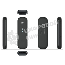 Модем 2G/3G/4G ZTE MF79RU USB Wi-Fi Firewall +Router внешний черный