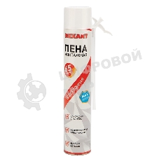 Пена монтажная всесезонная с трубочкой Rexant 65 л max