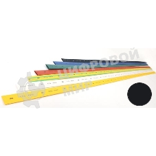 Трубка термоусадочная ТТУ 12/6 черный 1м IEK UDRS-D12-1-K02