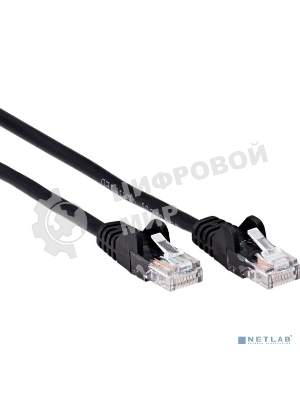 Патч-корд литой AOpen ANP511 7.5M BK UTP cat.5е 7,5м черный