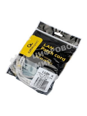 Патч-корд LSZH UTP Cablexpert PP31-1.5M cat.5e, 1.5м, литой, многожильный, серый