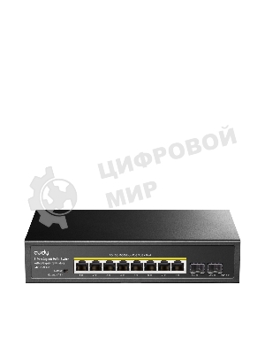 Коммутатор Cudy GS1008PS2 (L2) 8x1 Гбит/с 2SFP 8PoE+ 120W неуправляемый