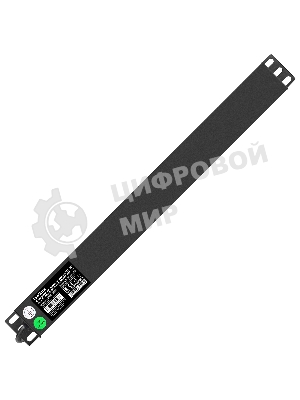 Блок розеток с сетевым фильтром (Surge Protect) и выключателем с подсветкой ExeGate ServerPro PDU-19H805 Al-8S-EU3CU-SW-SPD1 (19