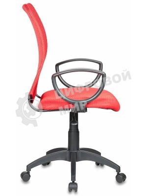 Кресло Бюрократ Ch-599/R/TW-97N красный, сетка, 120 кг, механизм качания