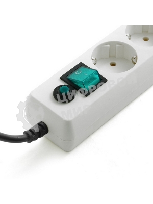 Сетевой фильтр Гарнизон ЕНW-0 0,5 м 6 розеток белый для UPS 