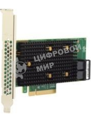 Контролер LSI 9400-8i SGL (05-50008-01), PCIe 3.1 x8 LP, Tri-Mode SAS/SATA/NVMe 12G HBA, 8port(1*int SFF8643), 3408 IOC