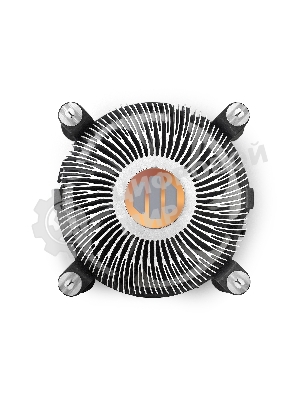 Кулер для процессора ExeGate EЕ97378-PWM черный, 92 мм, алюминий/медь, 2600 об/мин, 24 дБ, 4 pin, 95 Вт, 60 мм