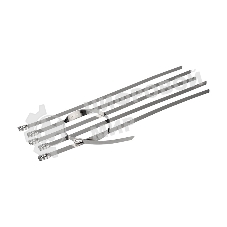 Хомут-стяжка стальной Rexant 300x4,6 мм, упаковка 100 шт.