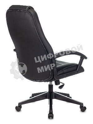 Кресло игровое Zombie 8 черный, искусственная кожа, крестовина пластик