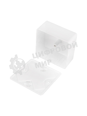 Коробка распаячная Rexant ОУ для кабель-канала 100х100х50 мм, белая, IP40