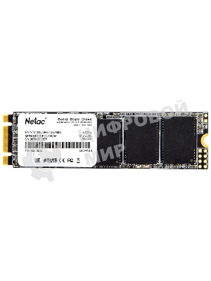 Накопитель SSD Netac N535N, 512Gb, M.2 2280, SATA-III, R/W 540/490