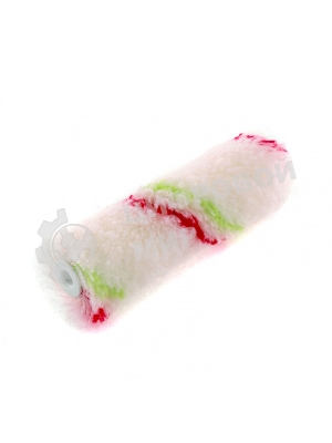 Мини-валик сменный Сибртех Эмали,110мм,ворс 12мм, D 16мм, D ручки 6мм,полиамид,полиакрил